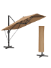 SONGMICS Sonnenschirm Sheld in khaki - (D)300 x (H)300 cm