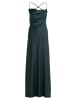 Vera Mont Abendkleid mit Wasserfallausschnitt in Dusty Slate