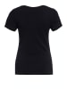 Queen Kerosin Queen Kerosin Printshirt mit V-Ausschnitt Boom in schwarz