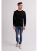 CASH-MERE.CH Rundhals Pullover in Schwarz