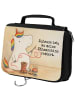 Mr. & Mrs. Panda Badetasche Einhorn Näherin Design mit Spruch in Weiß