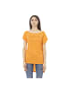 Just Cavalli Off-White Orange Baumwolle Damen T-Shirt