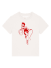 wat? Apparel T-Shirt Cowgirl in Off White