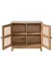 CALICOSY Sideboard ALIA in Dunkles - (W) 80  x (H) 75  x (L) 35  cm