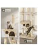 tectake Katzenbaum Hansi 260 cm - Diverse Farben - Beige-Weiß
