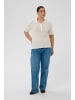 KAFFE curve Kurzarm-Bluse KCbirda Regular fit in Chalk CC.