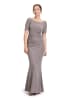 Vera Mont Abendkleid im Glitzer-Look in Taupe/Silver