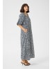 Kaffe Kleid KAruffalo A-shape in Blue / White Graphic Print