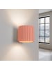Nice Lamps Wandlampe ZORA 1 pink H 10 cm