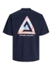 Jack & Jones T-Shirt 'Triangle Summer' in blau