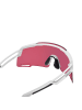 SHIMANO Fahrrad- Sonnenbrille EQUINOX 5 Ridescape Road in weiß / Gläser rot