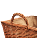 kobolo Kaminholzkorb WEIDENECK24 in Braun