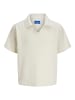 JACK & JONES PLUS Poloshirt in Antique White