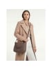Lazarotti Bologna Leather Hobo Schultertasche Leder 27 cm in taupe
