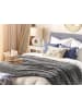 Beliani Tagesdecke KANDILLI in Grau/Weiß - (W) 150 x (H) 1 x (L) 200 cm