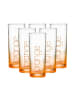Ritzenhoff & Breker 6er Set Trinkgläser Favo 360 ml in Orange