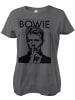 David Bowie Shirt "Silence Girly Tee" in Grau