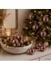MARELIDA Weihnachtsbaumschmuck Discokugel Spiegelkugel Baumkugel D: 5cm in kupfer