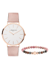 LIEBESKIND BERLIN Uhr & Armband Leather & Beads in roségold