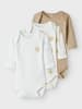 name it Unisex Baby Body 3er Pack "Bärchen"