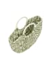 IZIA Women Handbag in Green Offwhite