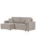 Beliani Ecksofa KARILA in Beige - (W) 250 x (H) 85 x (L) 150 cm rechtsseitig