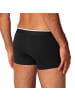 Skiny 3er Pack Trunks Cotton Multipack in Schwarz