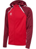 Hummel Trainingsjacke "Hmllead 2.0 Zip Hoodie" in Rot