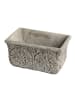 AltoBelli Blumentopf PERUGIA Beige Grau Zement Rechteckig 18x11 cm