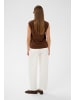 Soaked in Luxury Strickweste SLSpina Gerade Passform in Cappuccino