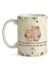 Mr. & Mrs. Panda Tasse Bären Liebe mit Spruch in Naturpapier