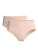 Calida Seamless-Midislip, 2er-Pack in rose teint