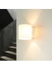 Licht-Erlebnisse Wandlampe EEK F (B)10 x (H)10 cm in Weiß