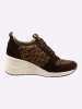 Heine Sneaker in braun-leo