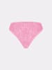 Erlich Textil  Iconic Lace Brazil Slip aus nachhaltiger Spitze - atmungsaktiv in bubblegum