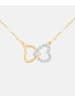 Diamant L'éternel Halskette aus 375 Gelbgold mit Diamant Herz-Design