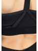 SMILODOX Sport BH Solid Scrunch in Schwarz
