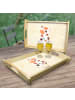 Mr. & Mrs. Panda Servier Tablett Kuh ohne Spruch in Vintage