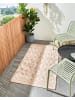 Beliani Outdoorteppich BALASORE in Beige/Weiß - (W) 80 x (L) 150 cm
