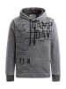 CAMP DAVID  Hoodie 'Riding The World II' in grau