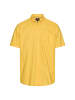Camel Active Kurzarmhemd aus Leinenmix in Sonnengelb