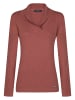 Felix Hardy Schlichter Schal Kragen Langarm Pullover in Rosa