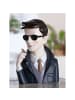 GILDE Figur Gentleman mit Zigarre grau, schwarz - (H) 25 cm