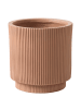Beliani Outdoor Blumentopf DARIA in Braun - (W) 30 x (H) 30 x (L) 30 cm