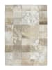 Kayoom Kurzflor Teppich Cobra 343 in beige - rechteckig