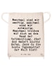 Mr. & Mrs. Panda Gym Bag Manchmal sind wir unartig,... mit Spruch in Creme