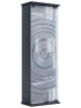 VCM  Holz CD DVD Stand Regal Schrank Glastür Tilano M in Anthrazit