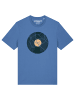 wat? Apparel T-Shirt Broken Vinyl in Bright Blue