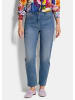GOLDNER Baumwoll-Stretch Mom Jeans SARA in hellblau