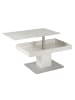 58 aufm Kessel FUNKTIONSTISCH höhenverstellbar Caley 90 x 60 x 44-62 Couchtisch Weiß